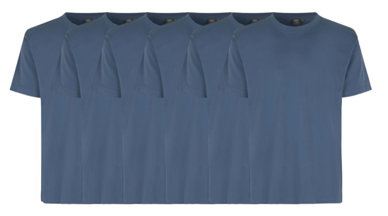Id T-time 6-pak T-shirt 0510 Indigo