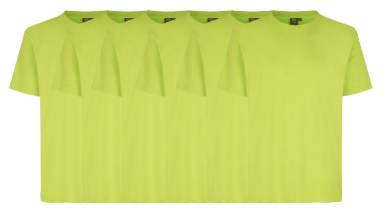 Id T-time 6-pak T-shirt 0510 Lime
