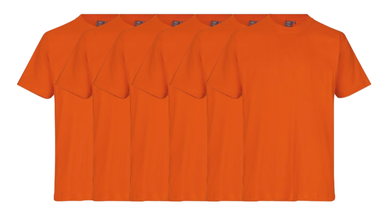 Id T-time 6-pak T-shirt 0510 Orange