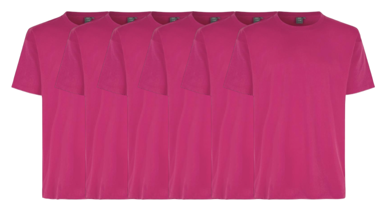 Id T-time 6-pak T-shirt 0510 Pink