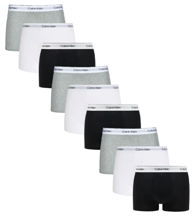 Calvin Klein 9-pak Trunks-2x-large