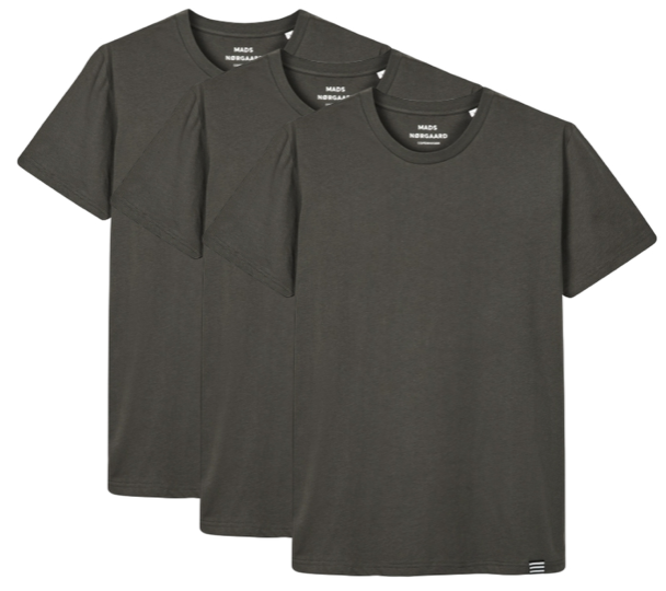 Mads Nørgaard 3-pak T-shirt Organic Thor-medium