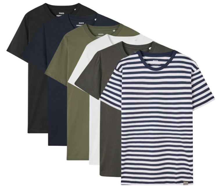 Mads Nørgaard 6-pak T-shirt Organic Thor
