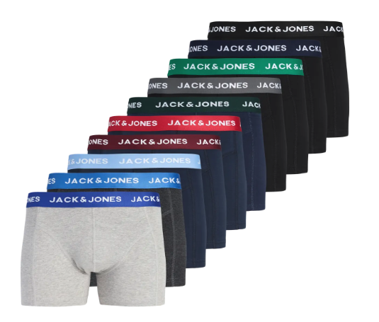 Jack & Jones 10-pack Trunks-x-large
