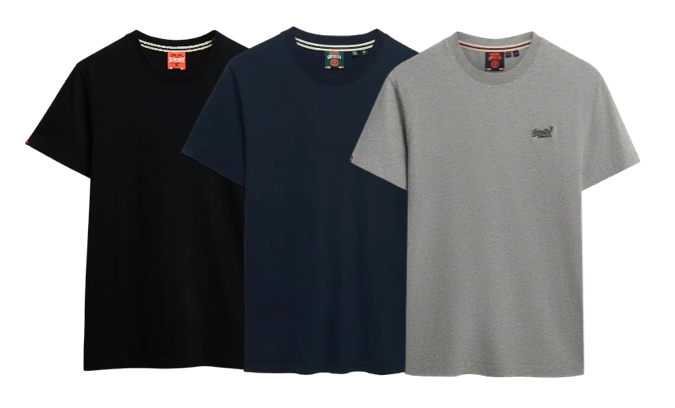 Superdry 3-pak T-shirt M1011245a-16a/j7m/i1b