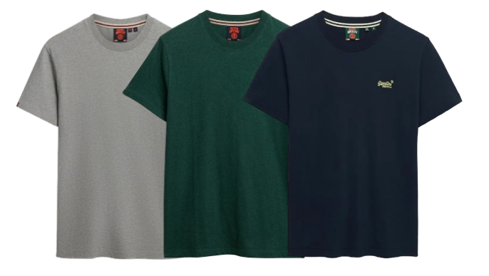 Superdry 3-pak T-shirt M1011245a-i1b/j7m/g8q