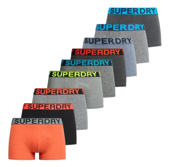 Superdry 9-pack Trunks M3110450b-1ne/1mz/1na