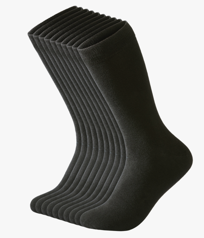 Lindbergh 10-pack Bambus Strømper 30-91202-black