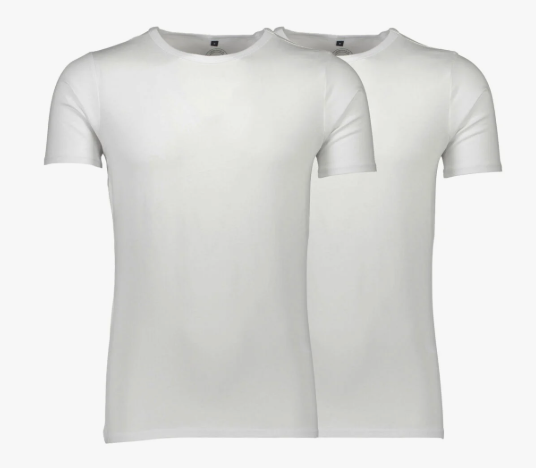 Lindbergh 2-pack Bambus Undertrøje 30-48000-white-3x-large