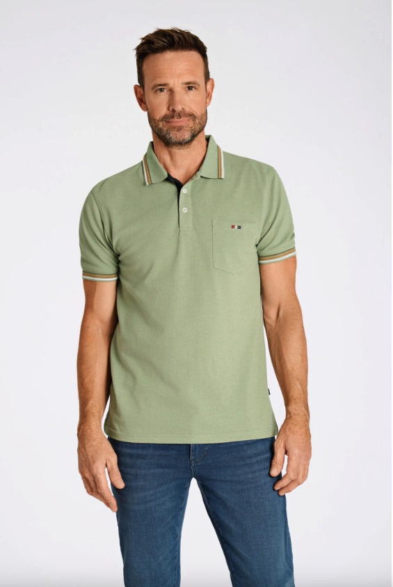 Bison Signature Polo Pique 80-431004-light Green326
