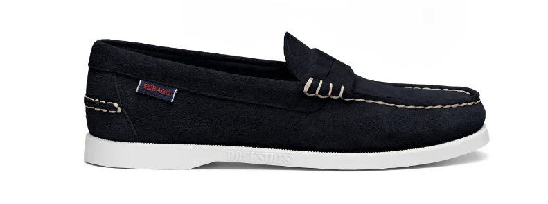 Sebago Sejlersko Dan Boat Flest Out Navy-45
