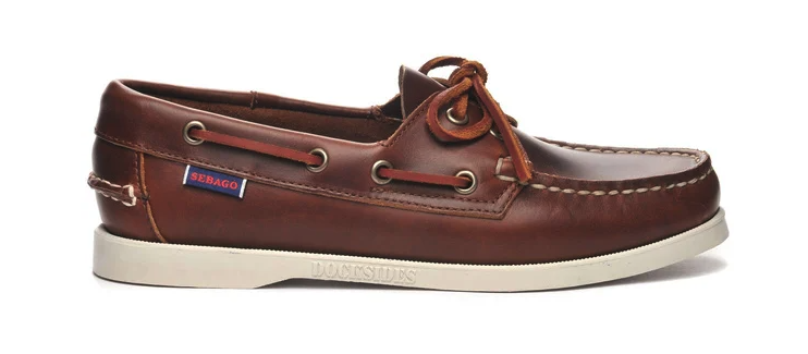Sebago Women Sejlersko Docksides Portland Waxed Brown-40,5