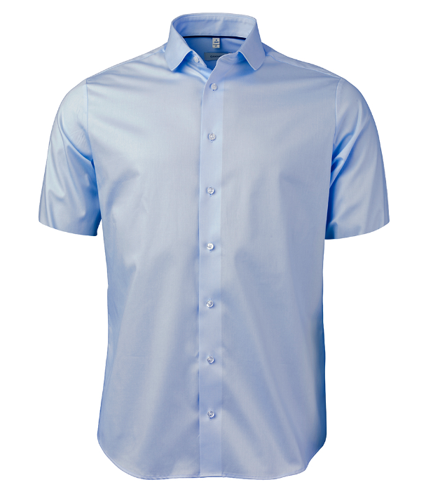 Oakmore Comfort Fit Kortærmet Skjorte Om02 Light Blue-41/42-l