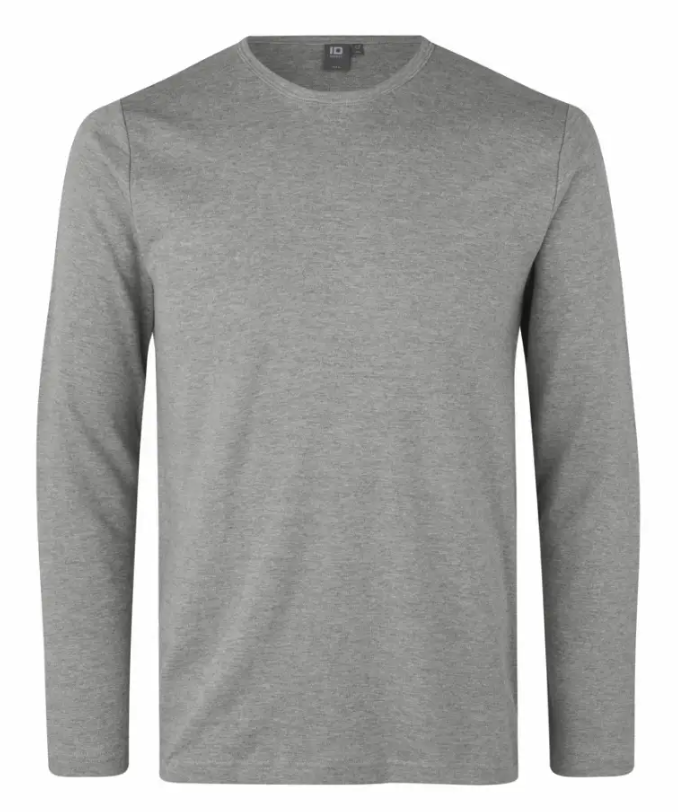 Id Interlock T-shirt 0518 Grå Melange