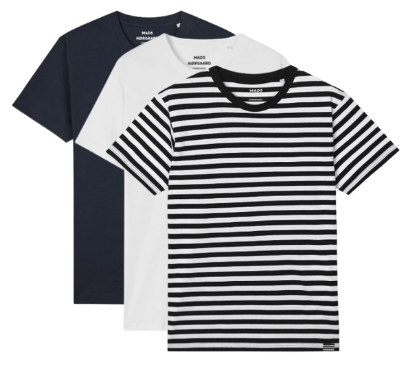 Mads Nørgaard 3-pak T-shirt Mix-small