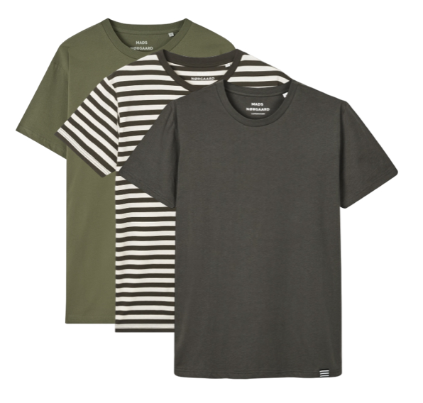 Mads Nørgaard 3-pak T-shirt Mix-x-large