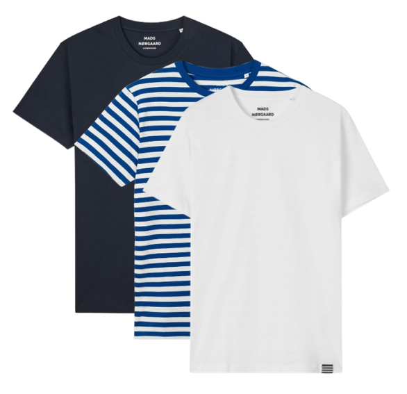 Mads Nørgaard 3-pak T-shirt Mix-large