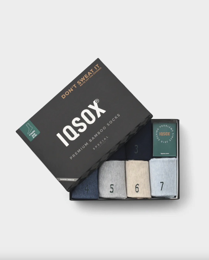 Iq Sox 7-pack Bambus Strømper Mix