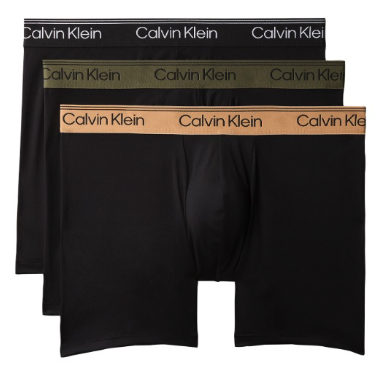 Calvin Klein 3-pack Microfiber Boxer Briefs Nb4410-hue