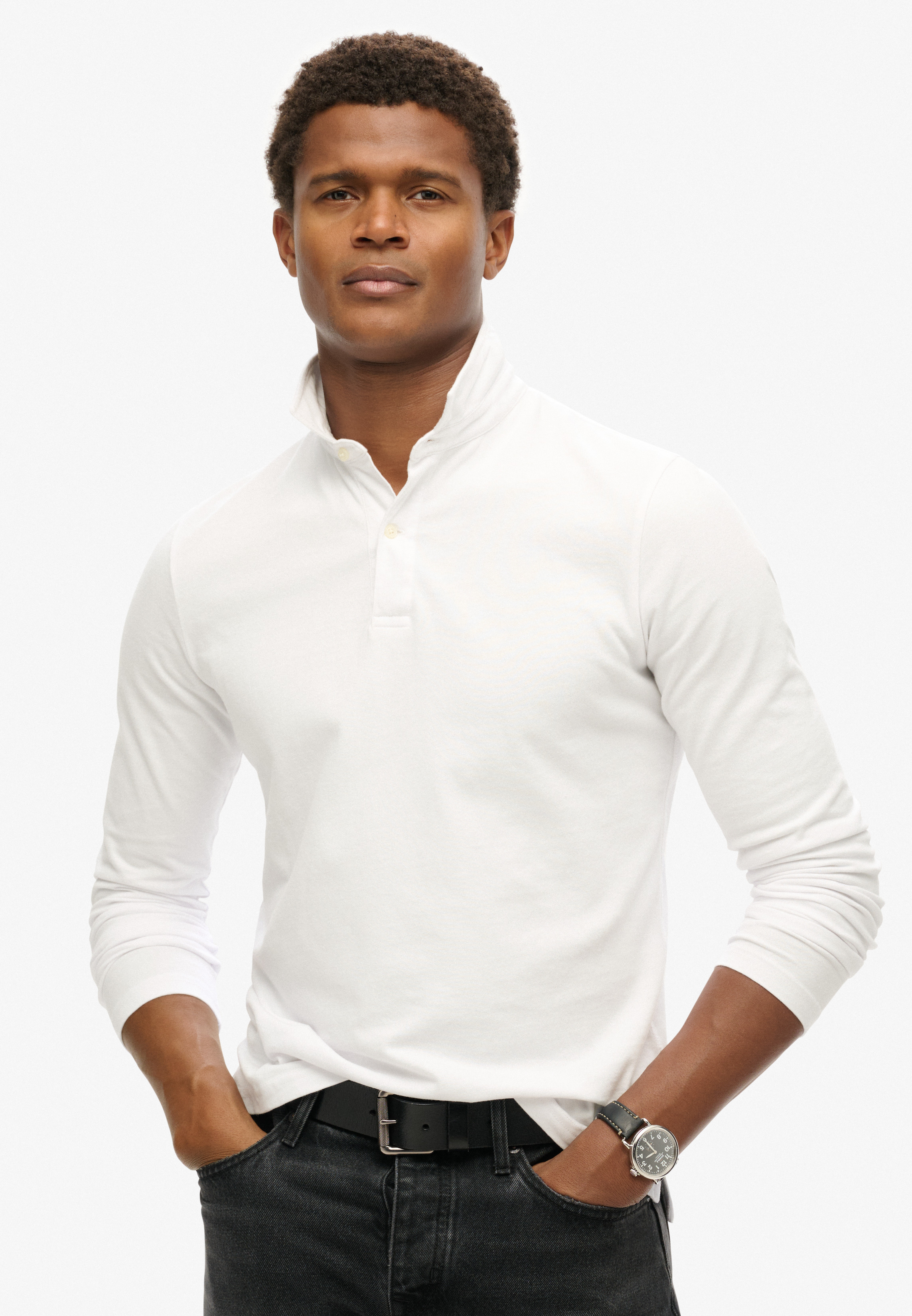 Superdry L/s Polo M1110386a-01c-2x-large