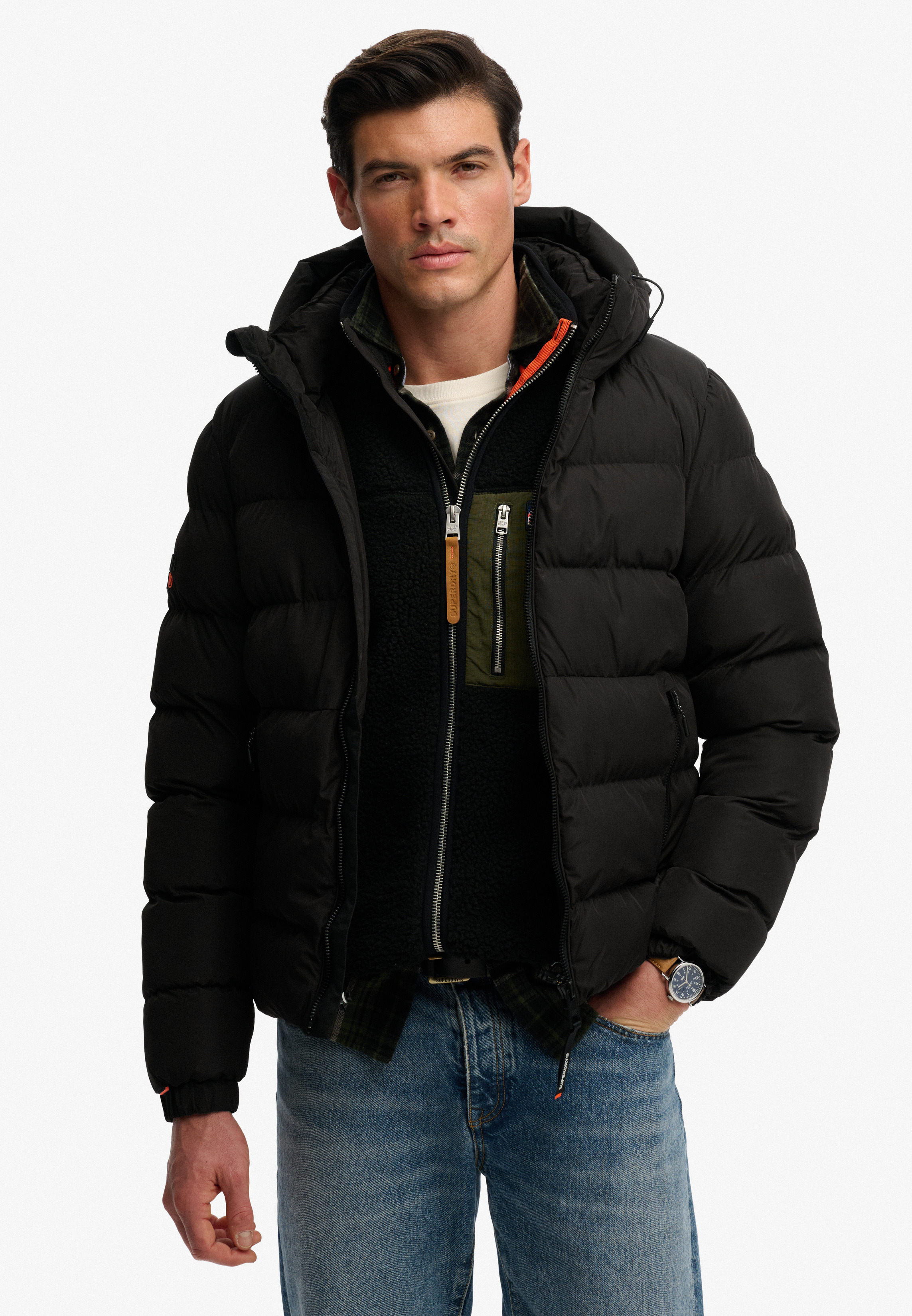 Superdry Jakke M5011905a Black-medium