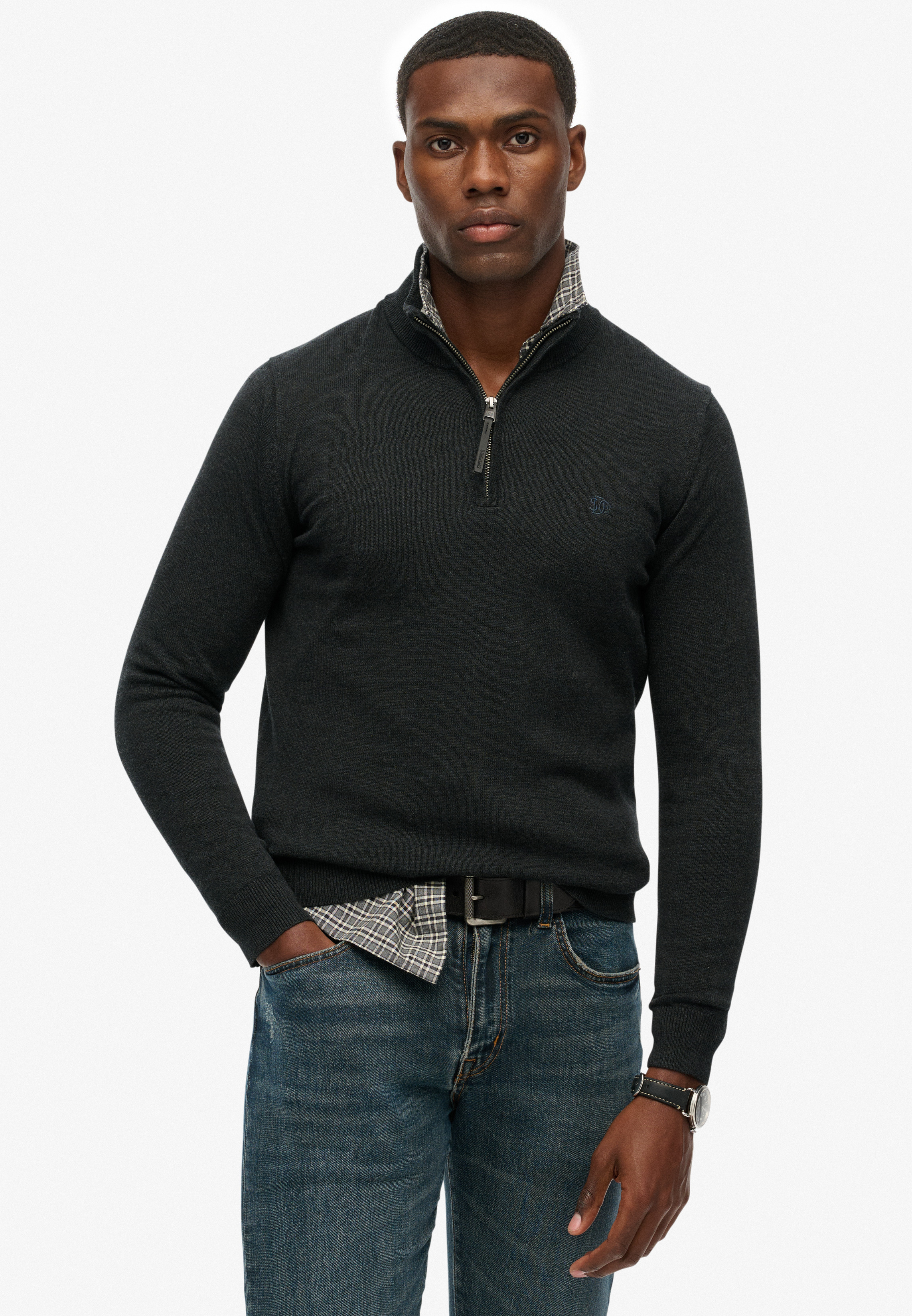 Superdry Half Zip Strik M6110690a-04q-2x-large