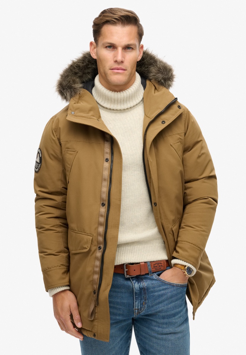 Superdry Parka Jakke M5011929a Kangaroo Brown