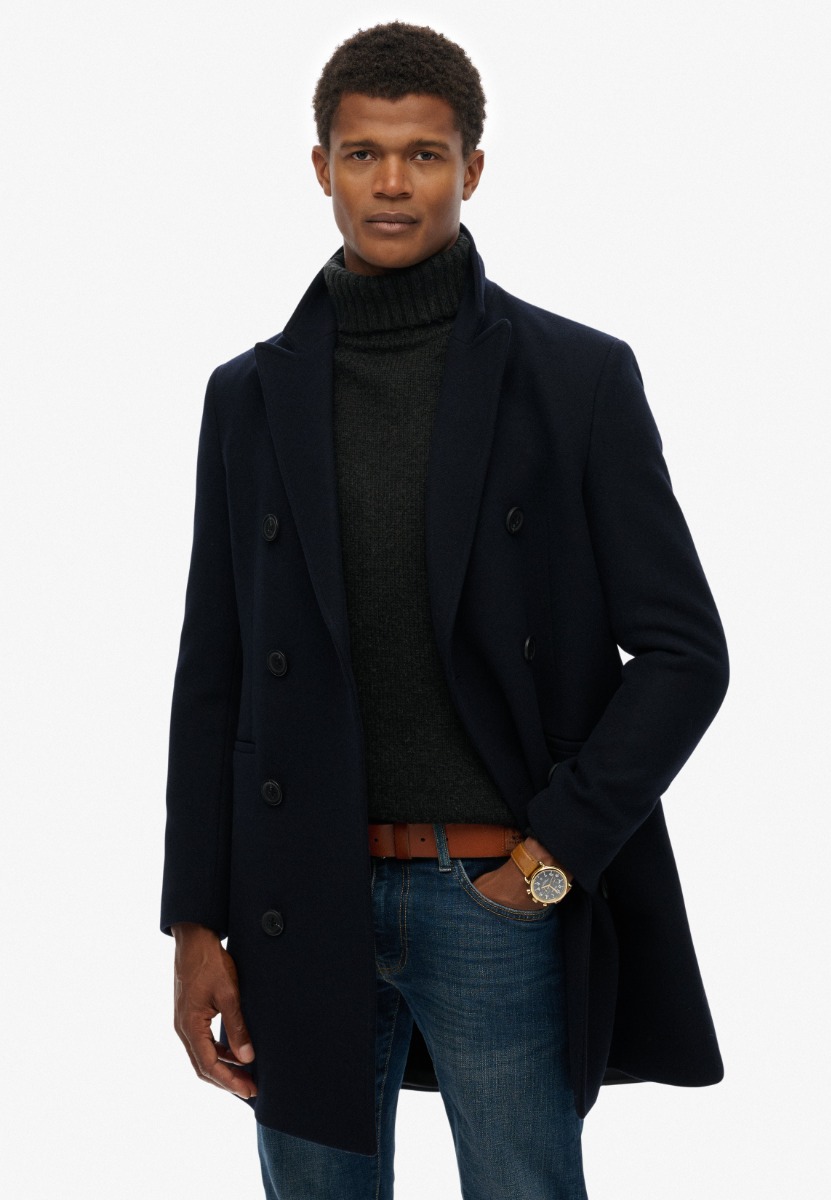 Superdry Uldjakke M5012383a Navy