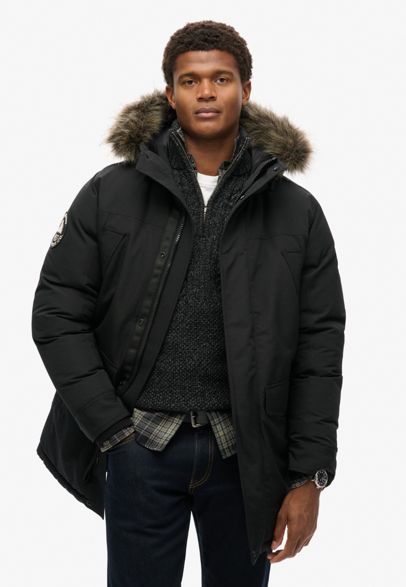 Superdry Parka Jakke M5011929a Jet Black