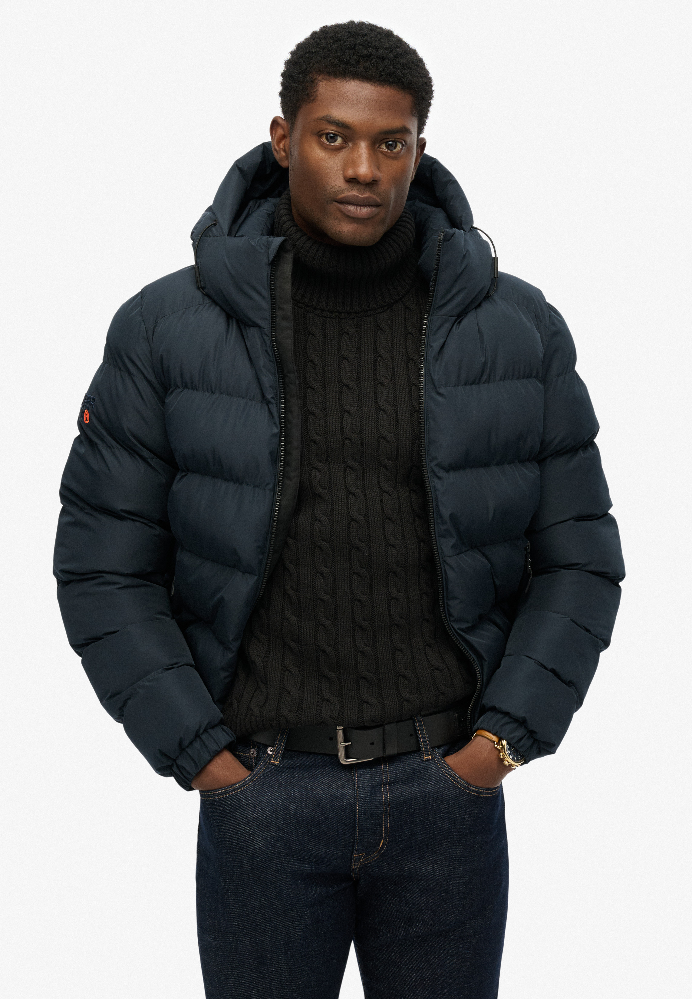 Superdry Jakke M5011905a Eclipse Navy-large