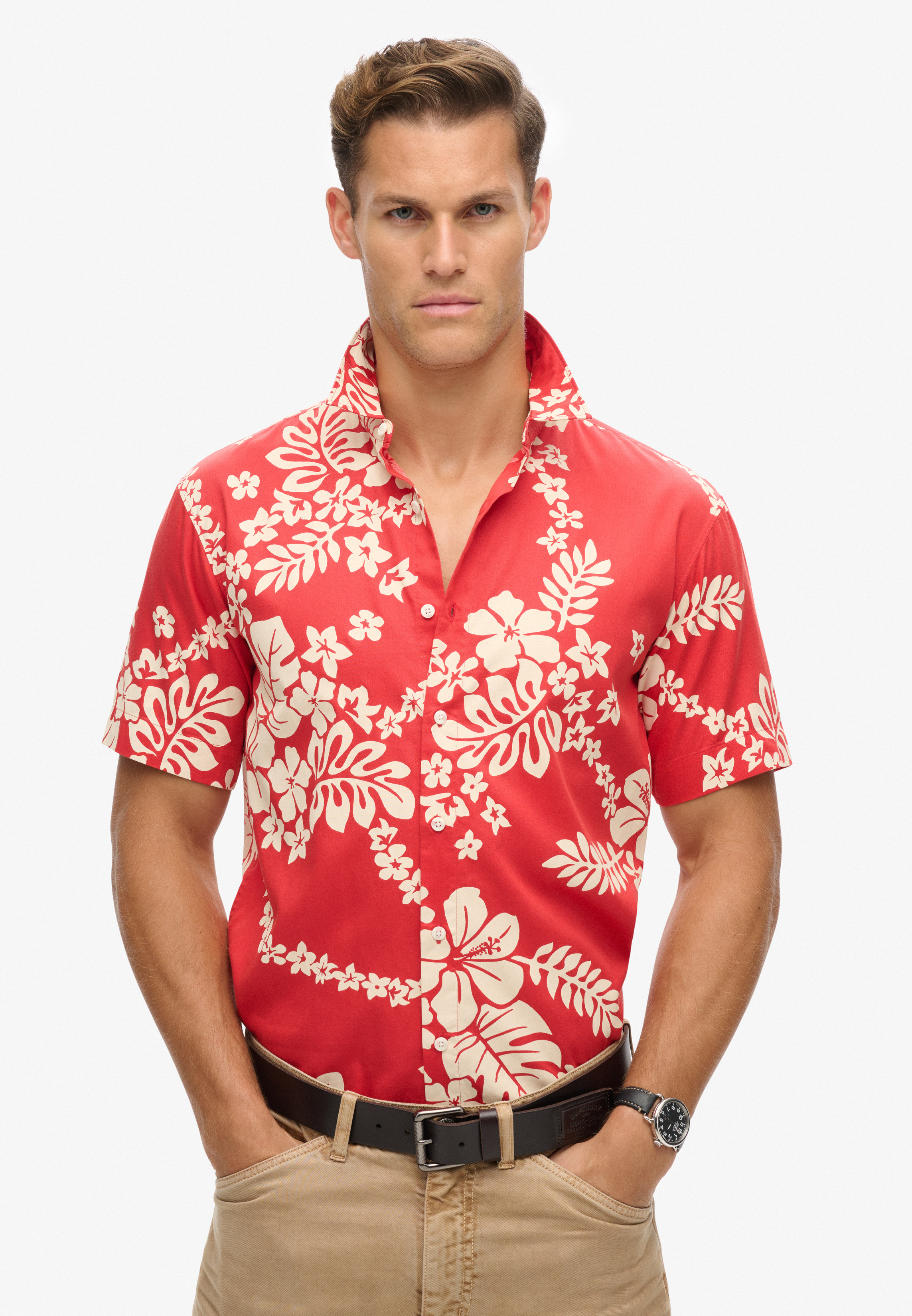 Superdry Kortærmet Skjorte M4010353a-2dz