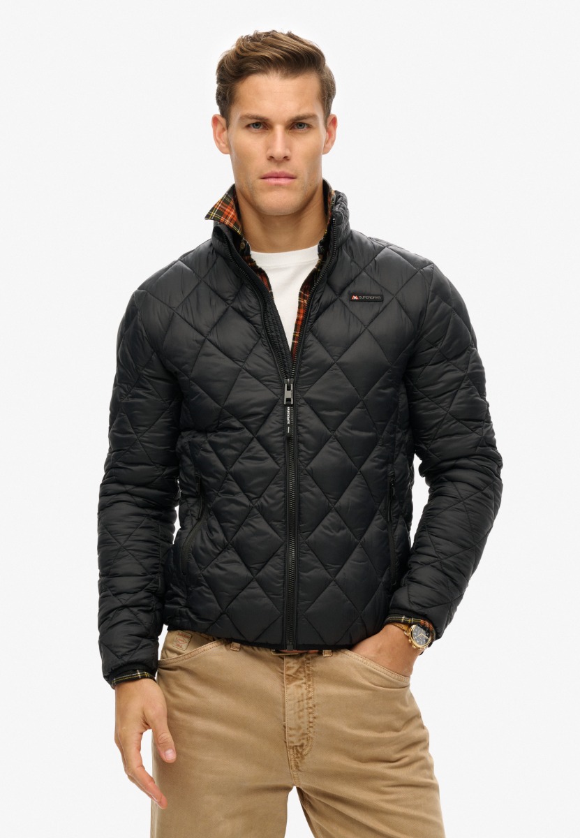 Superdry Quiltet Jakke M5012145a Jet Black