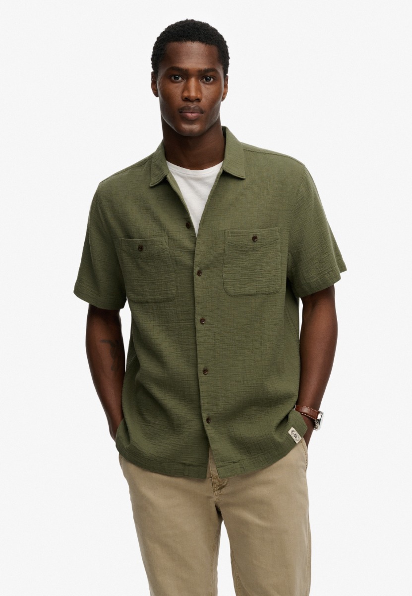 Superdry Kortærmet Skjorte M4011123a-1th