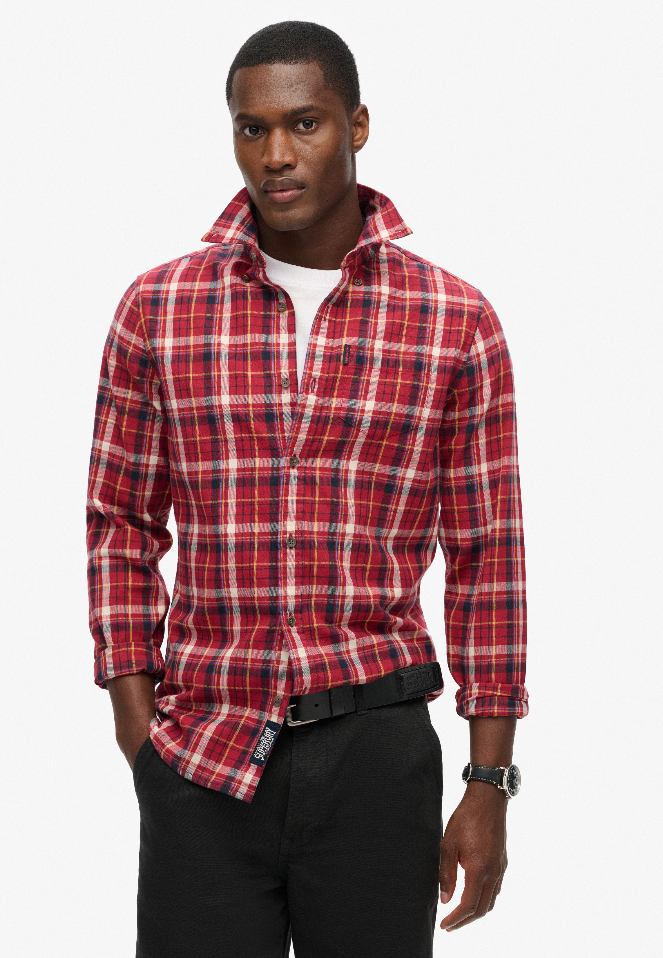 Superdry Skjorte M4010737a-cvj
