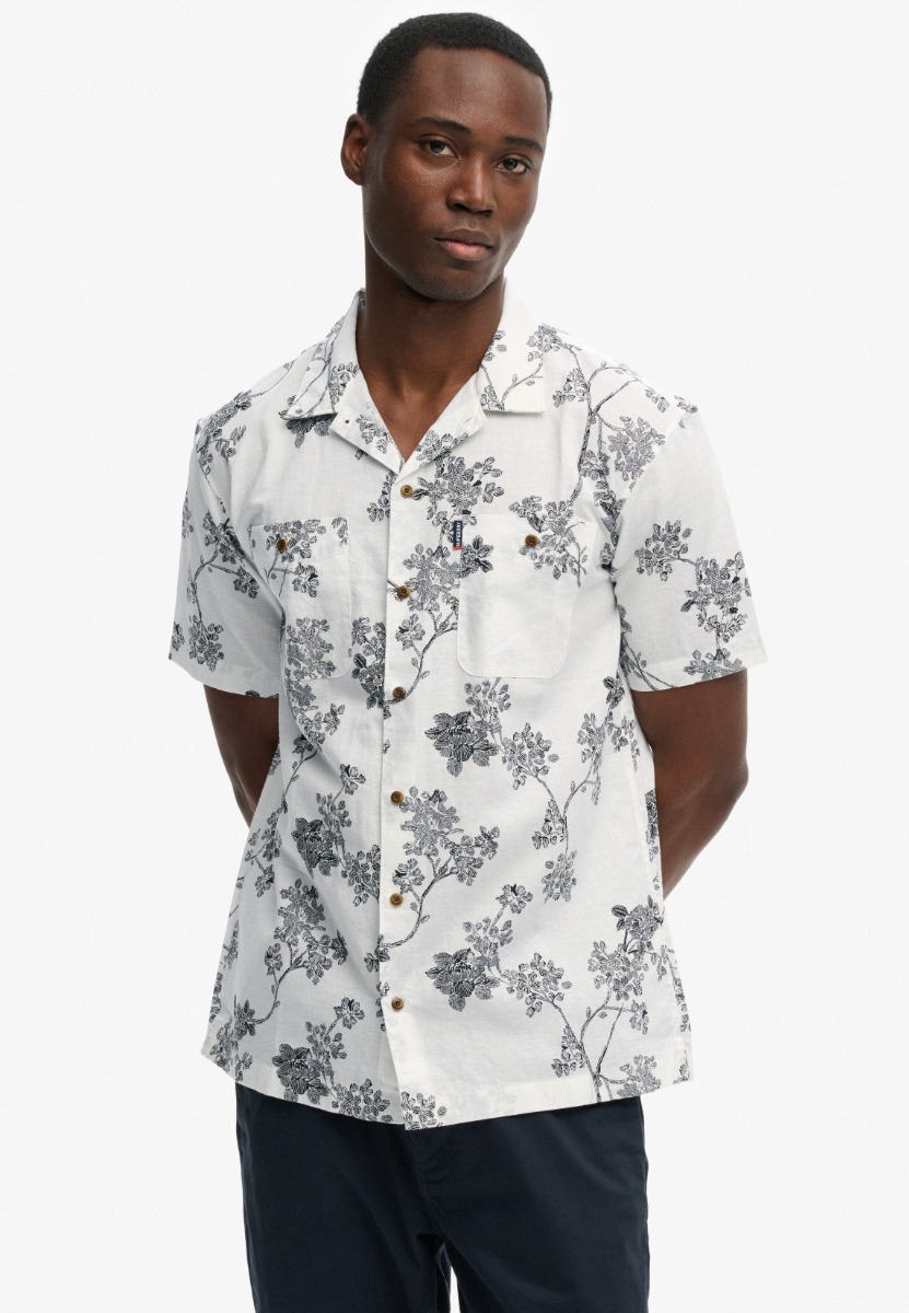 Superdry Kortærmet Skjorte M4010793a-f8n