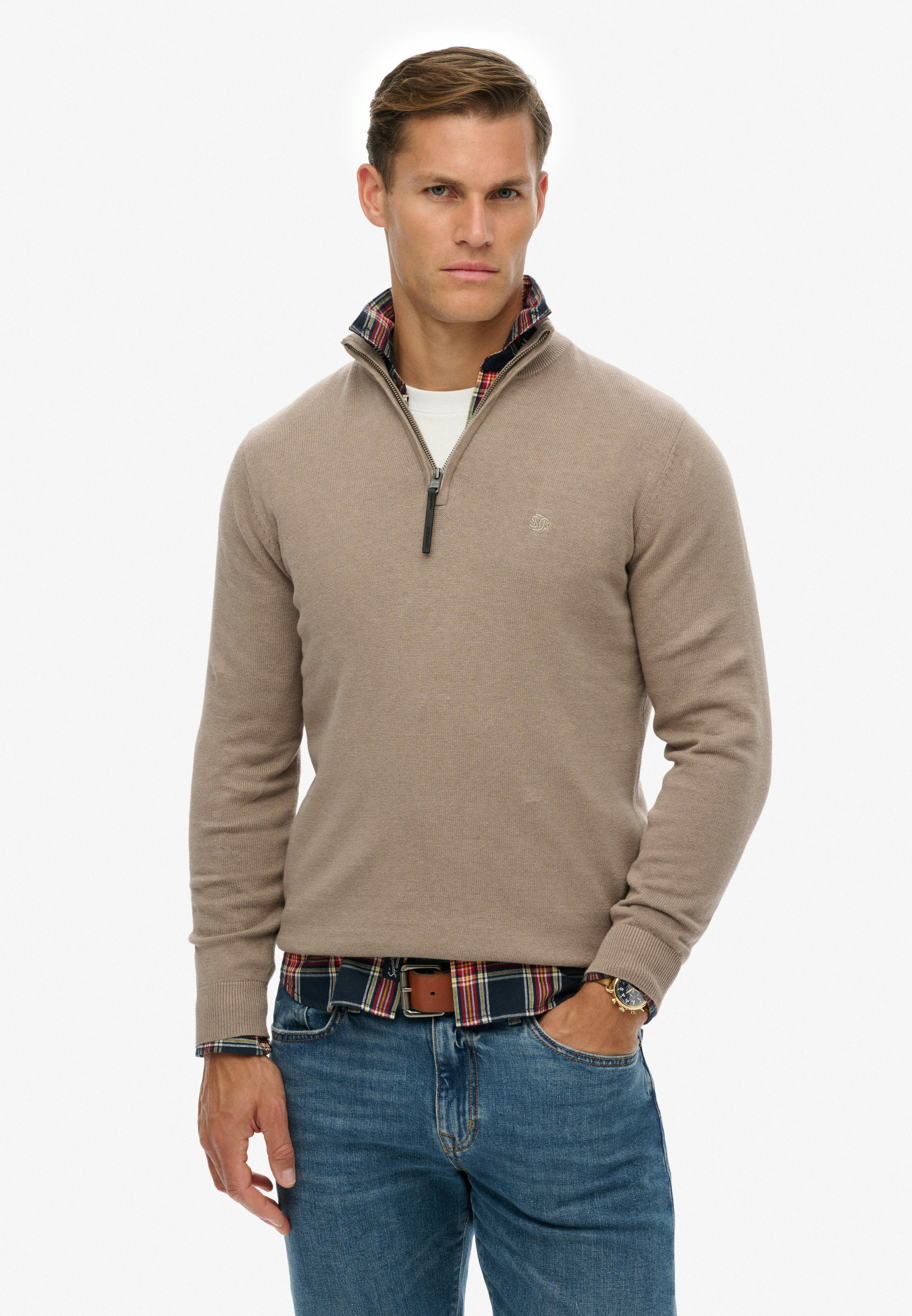 Superdry Half Zip Strik M6110690a-j7s-2x-large