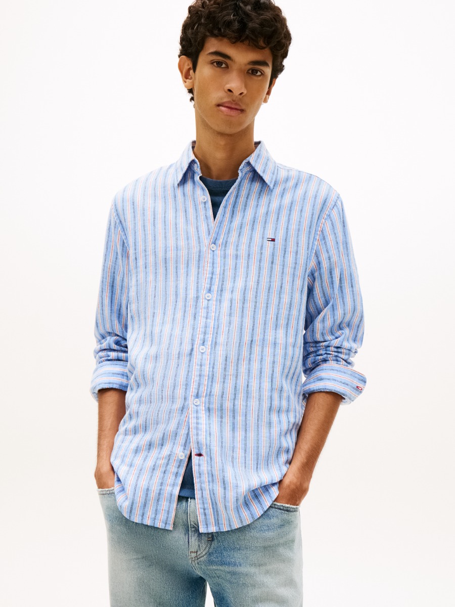 Tommy Hilfiger Hør Skjorte Dm0dm22755-c38