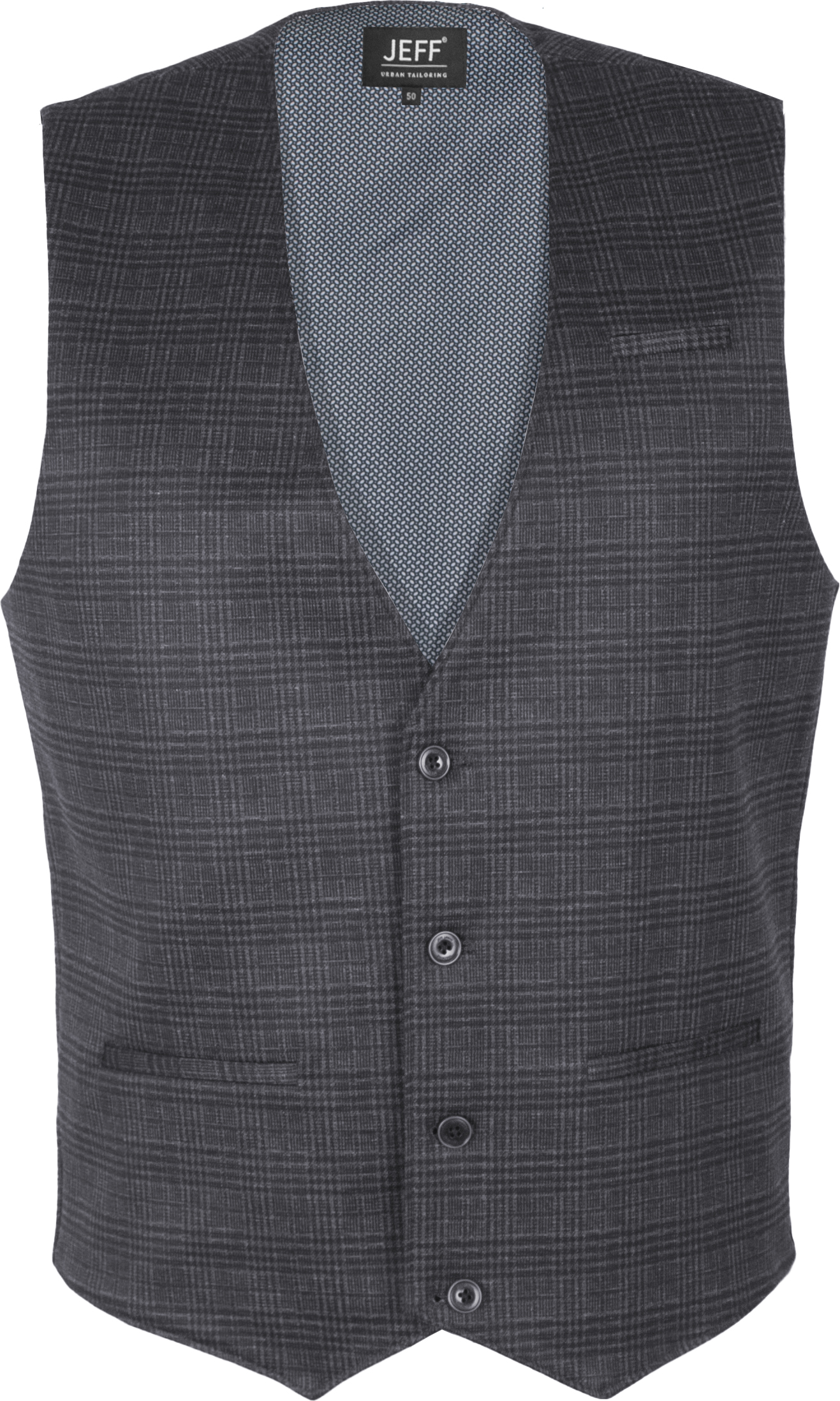 Jeff Vest Jfoliver J1-057jf-check-54 Normal
