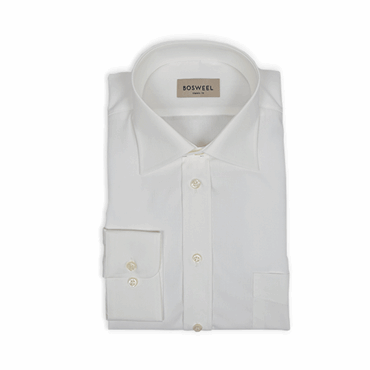 Bosweel Kort Ærmet Skjorte Classic Fit 8420-10 - Hvid