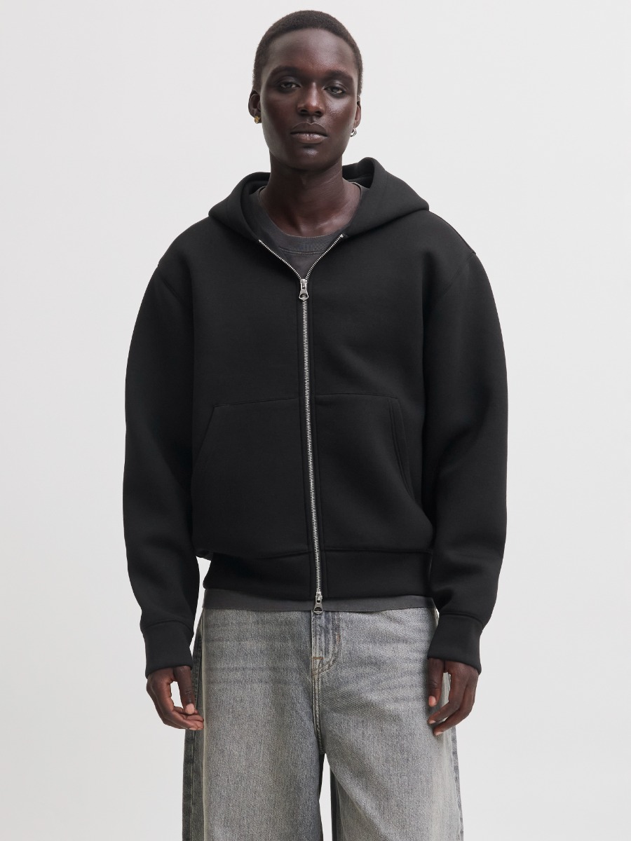 Jack & Jones Scuba Sweat Cardigan 12302694 Black