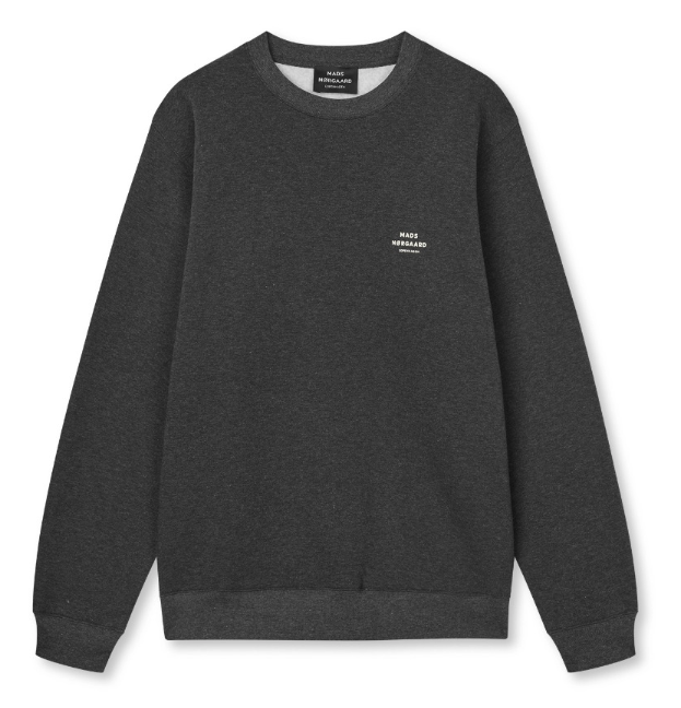 Mads Nørgaard Crew Sweat 203105-dark Grey