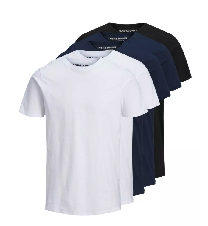 Jack & Jones 5-pack T-shirt