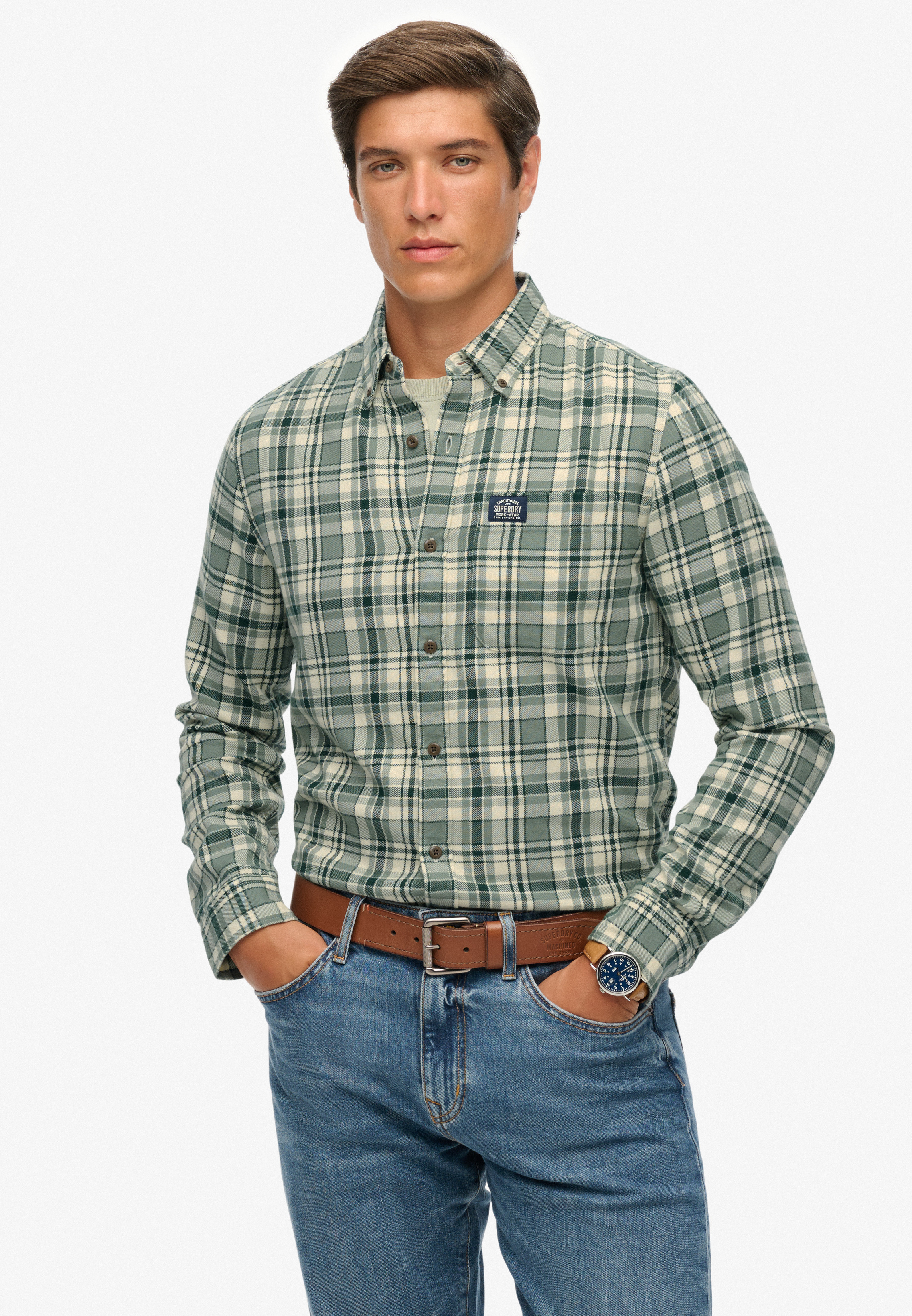 Superdry Skjorte M4011047a-gyc