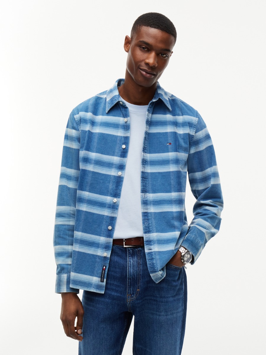 Tommy Hilfiger Flannel Skjorte Dm0dm23615-0mz