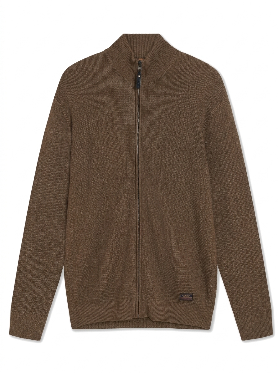Signal Cardigan Connor Brown Otter Melange