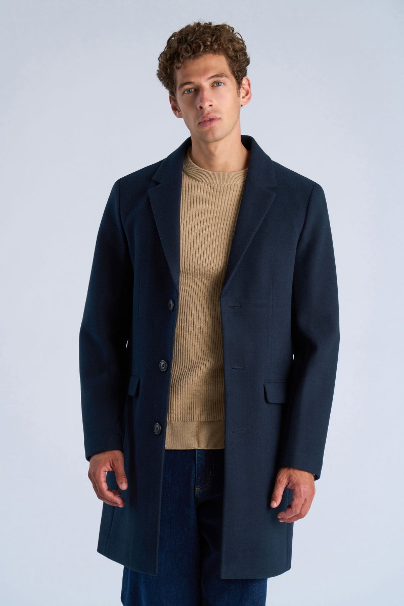 Lindbergh Klassisk Frakke 30-303020 - Navy