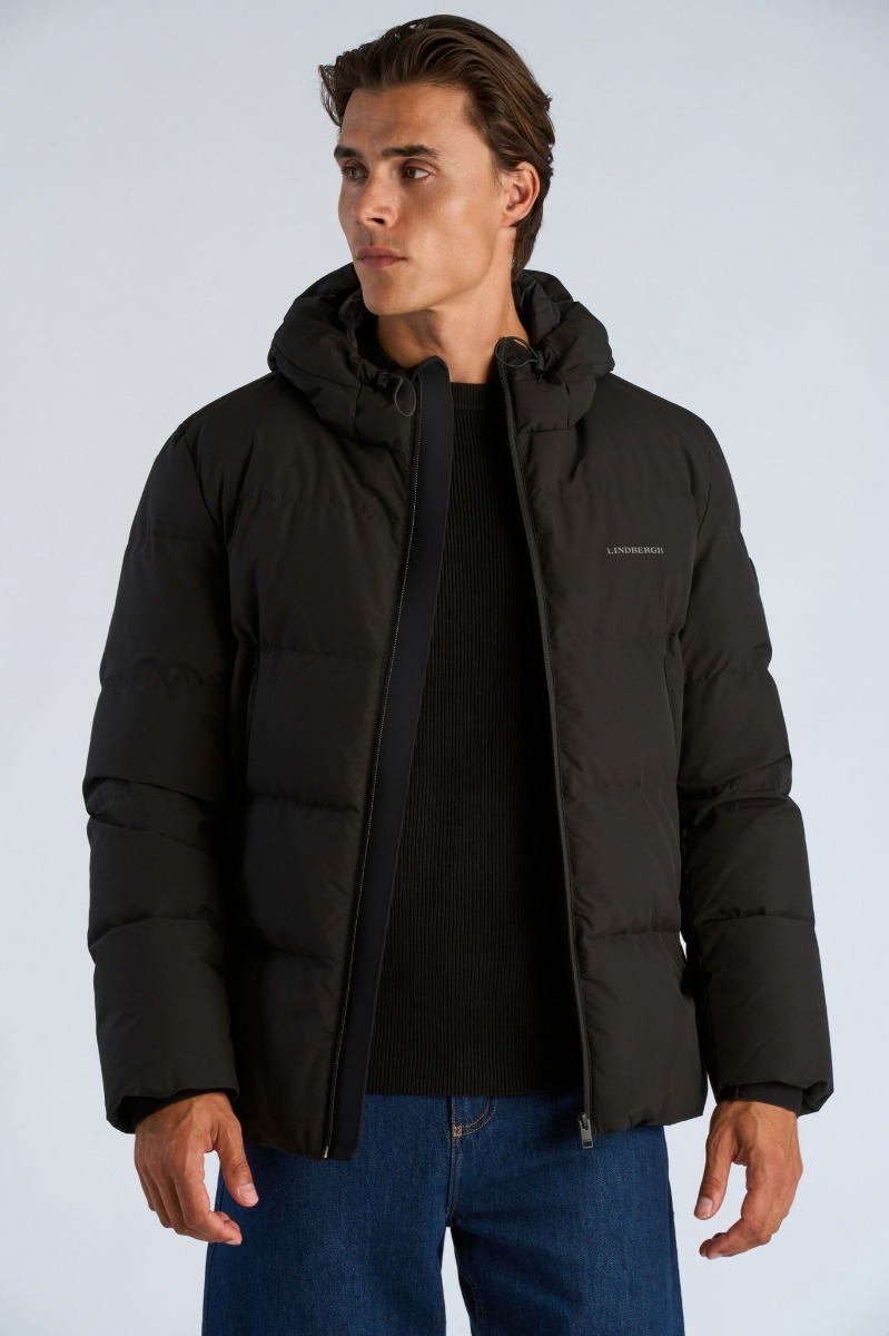 Lindbergh Down Puffer Jakke 30-325022- Black