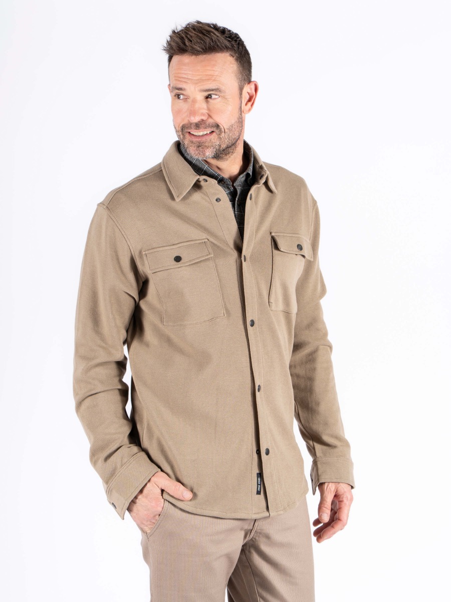 Pre End Jester Overshirt 6000195 Greige