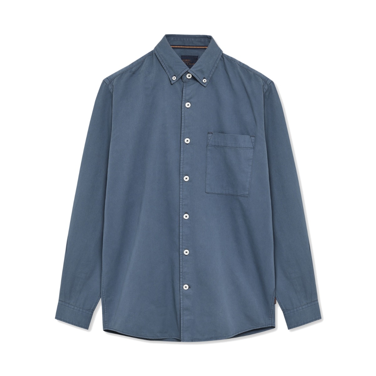 Signal Skjorte Stig Twill Blue Dipper