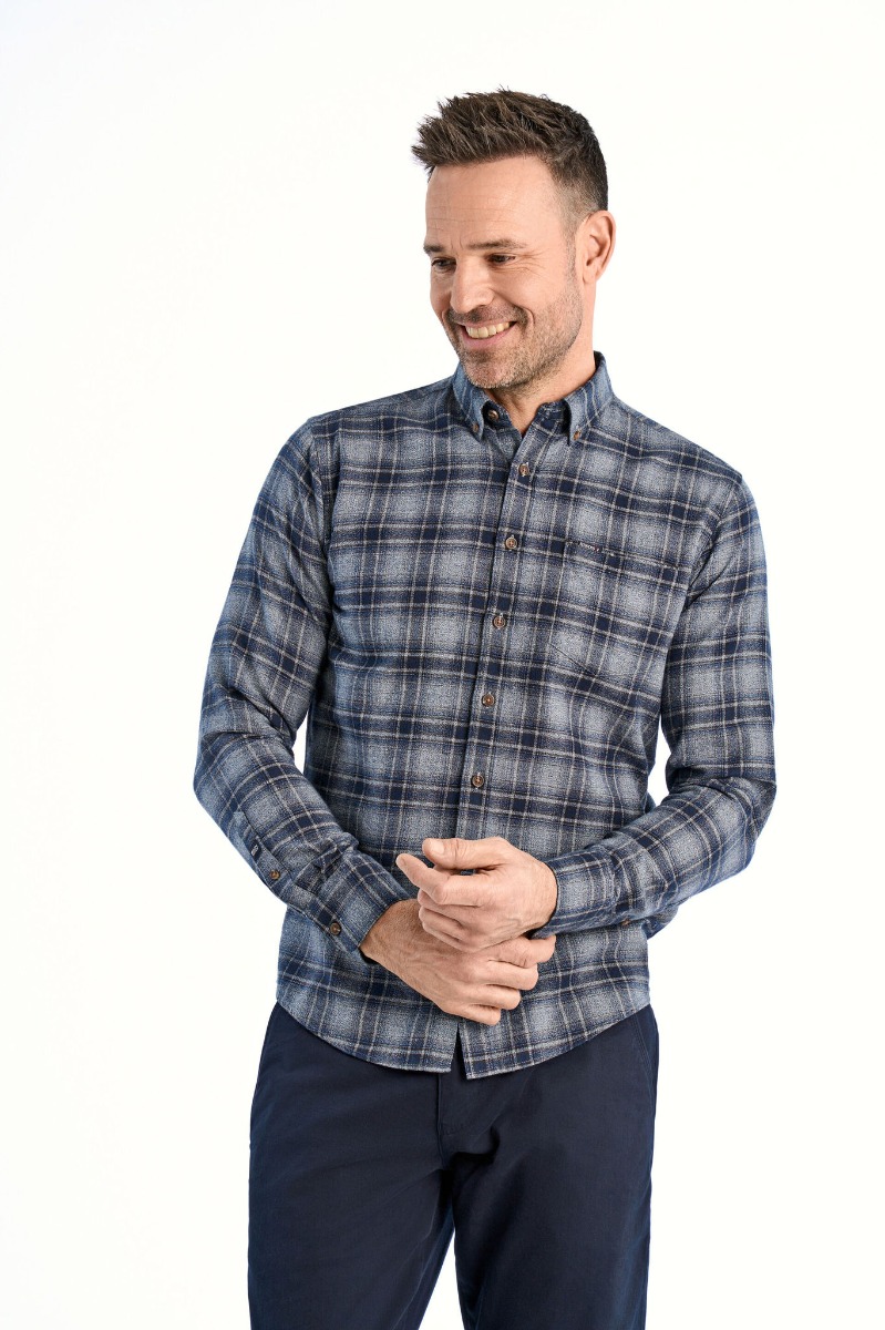 Bison Skjorte 80-202326 - Navy